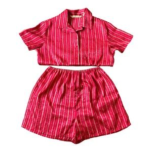 Vintage Victoria's Secret Silky Pajama Set